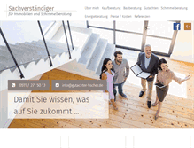 Tablet Screenshot of gutachter-fischer.de